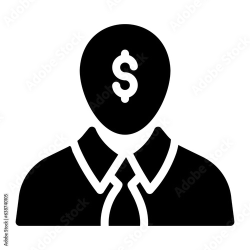 businessman Solid icon
