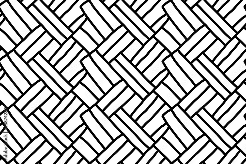 Doodling line wall handdrawn minimalist seamless pattern Doodling line wall handdrawn minimalist seamless pattern