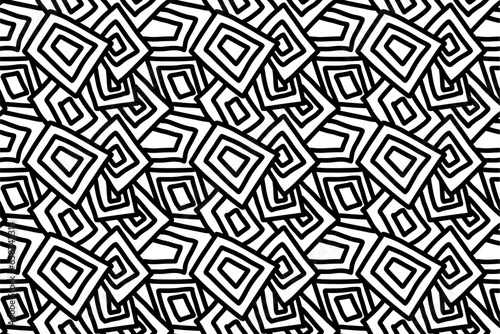Doodling line wall handdrawn minimalist seamless pattern