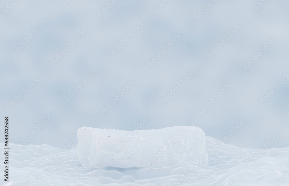ice snow winter podium christmas. ice snow dais stage podium mock up christmas stand stage on white background. ice snow winter Christmas podium stage stand 3d render ice snow winter podium christmas. ice snow dais stage podium mock up christmas stand stage on white background. ice snow winter Christmas podium stage stand 3d render