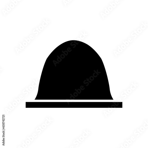 cervical cap glyph icon
