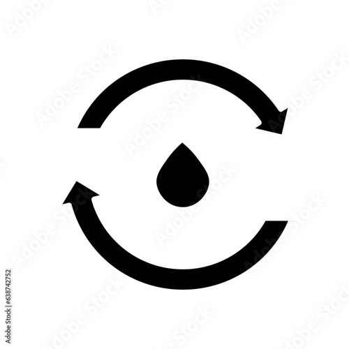 menstrual cycle glyph icon