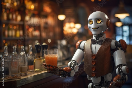 Humanoid robot barman