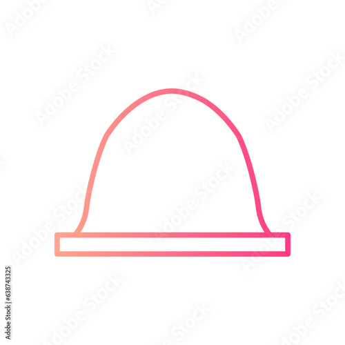 cervical cap gradient icon