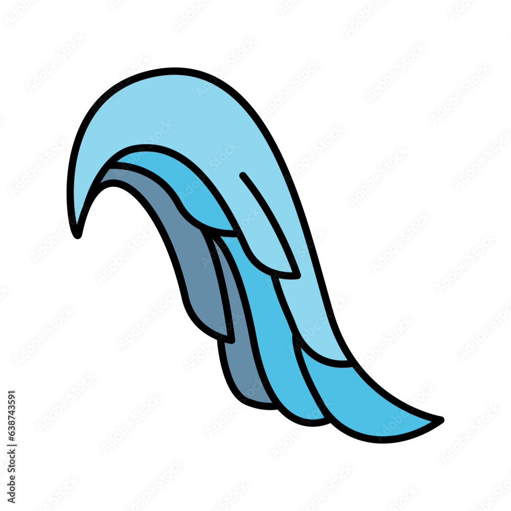 Naklejka premium Wing icon
