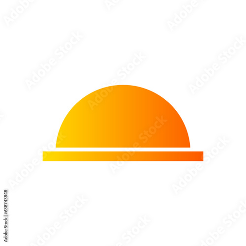 diaphragm gradient icon