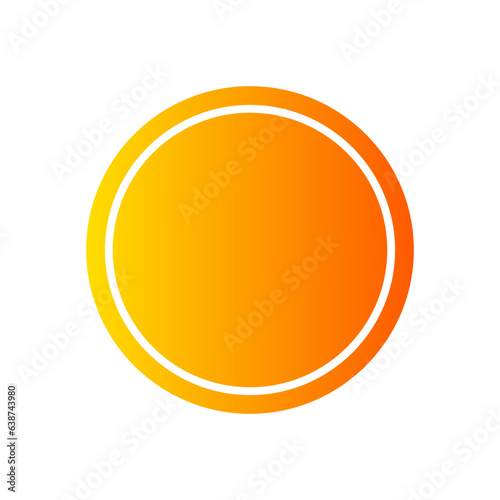 hormonal ring gradient icon