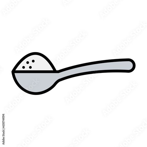 Salt in spoon icon