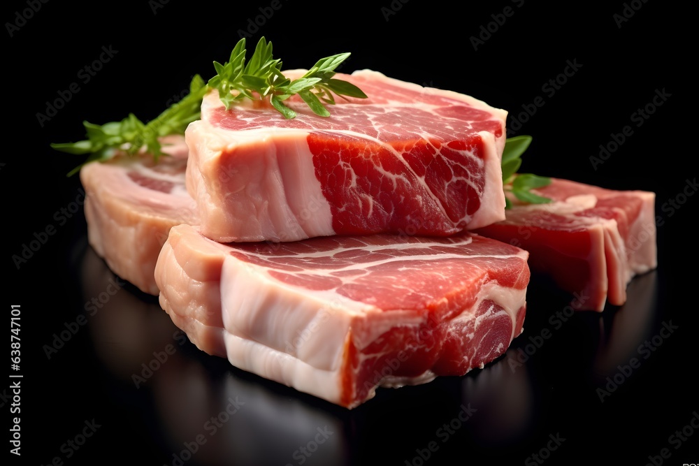 豚肉　高級イメージ　with generative ai