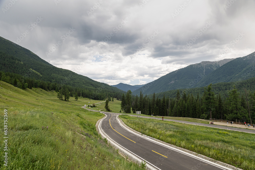 Stunning scenery in Kanas, Xinjiang