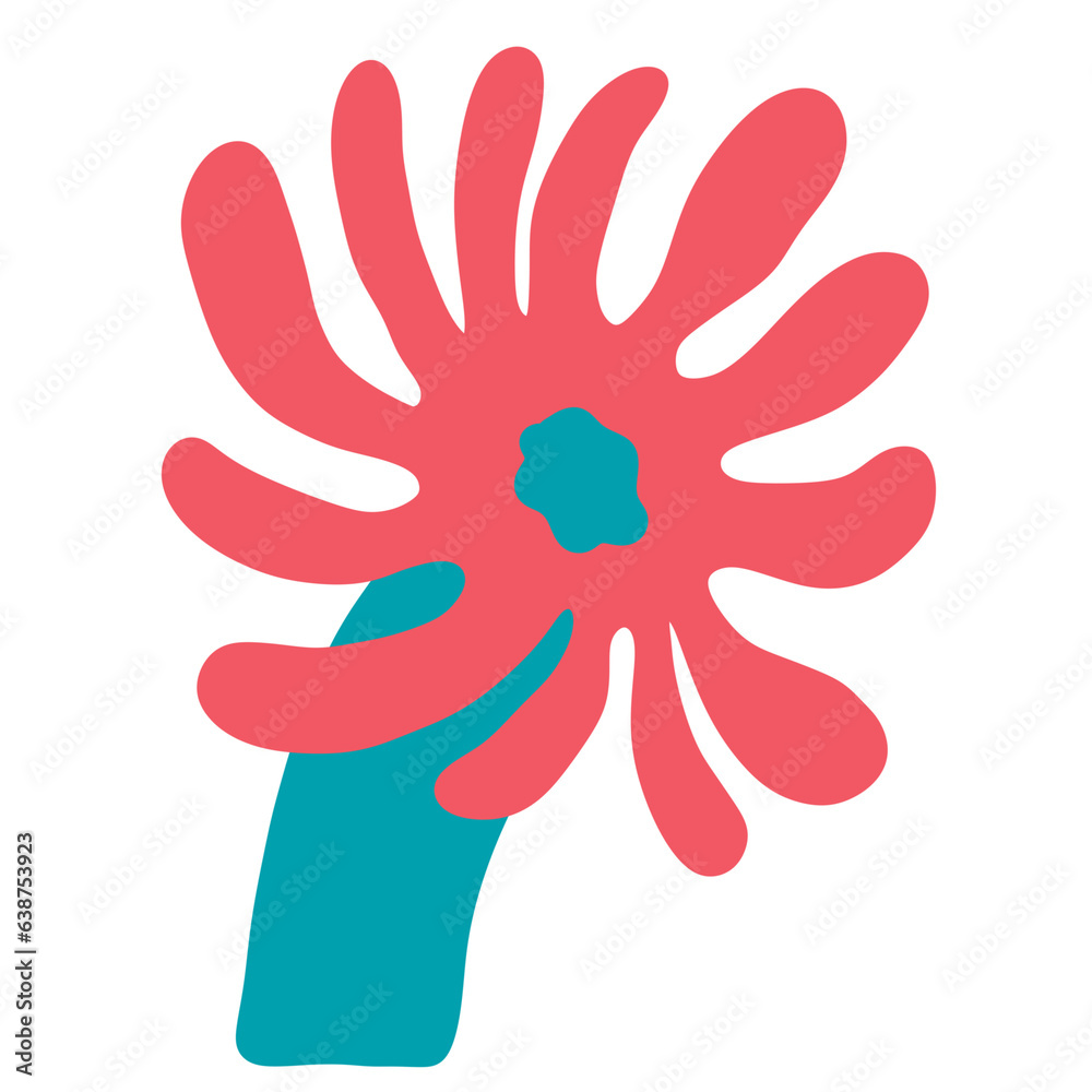 Minimal flower pink color png Minimal flower pink color png