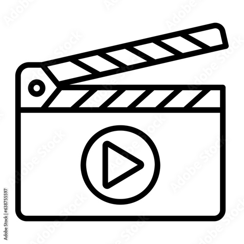 clapperboard icon