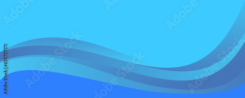 modern blue abstract gradient banner background