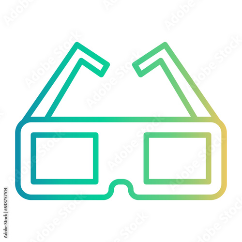 3d glasses icon
