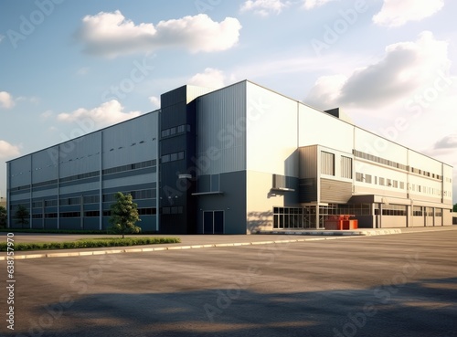Building of a modern industrial enterprise