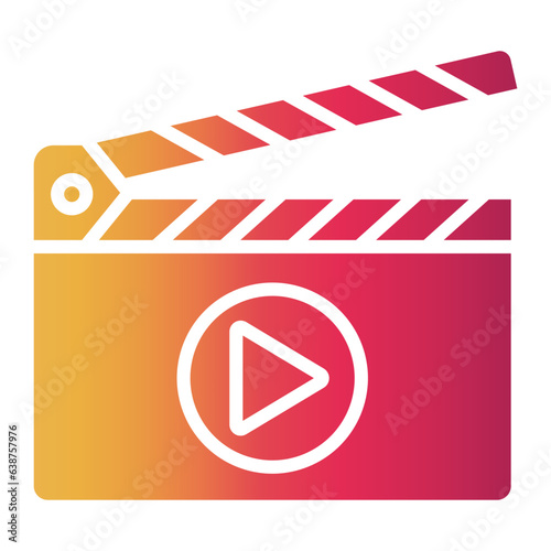 clapperboard icon