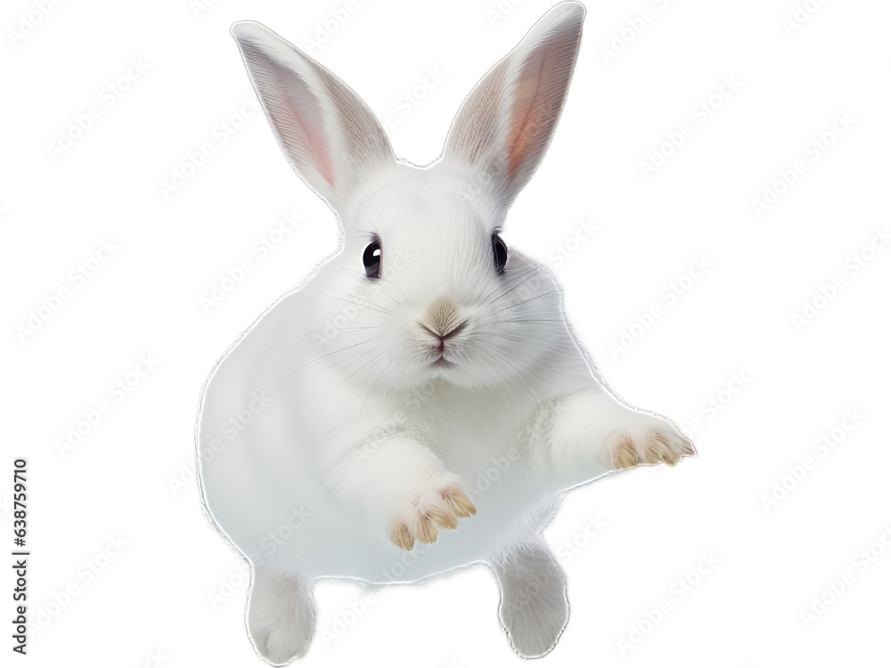 Transparent Mini Satin Bunny Leap Transparent Mini Satin Bunny Leap