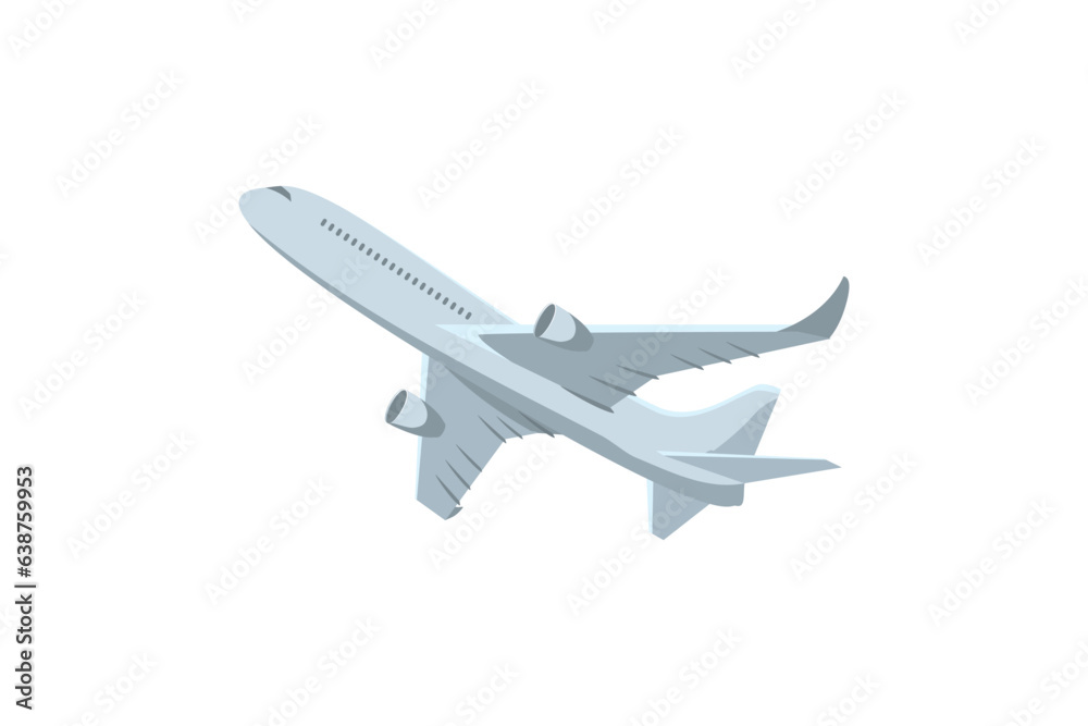 airline flat design vector illustration. Isolated white background. airline flat design vector illustration. Isolated white background.