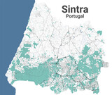 Sintra map, administrative area