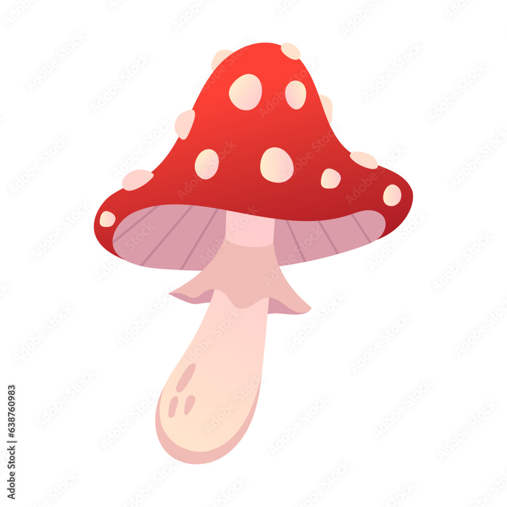 Mushroom isolated on white Mushroom isolated on white