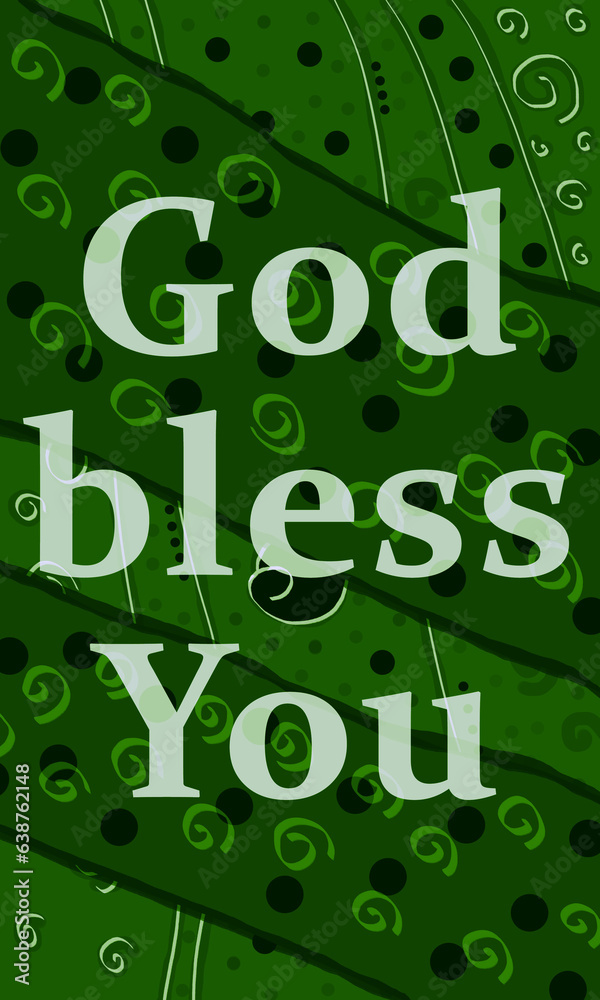 Fototapeta premium God bless you