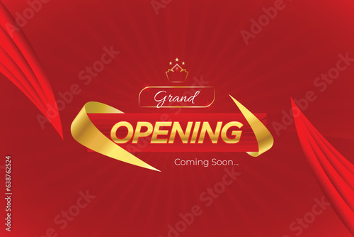Grand Opening Design Template.
