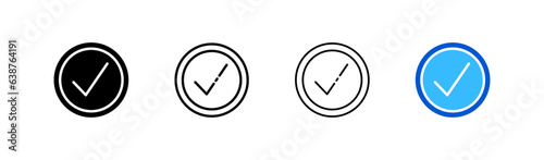 Correct. Different styles, colored, icon correctly. Vector icons.