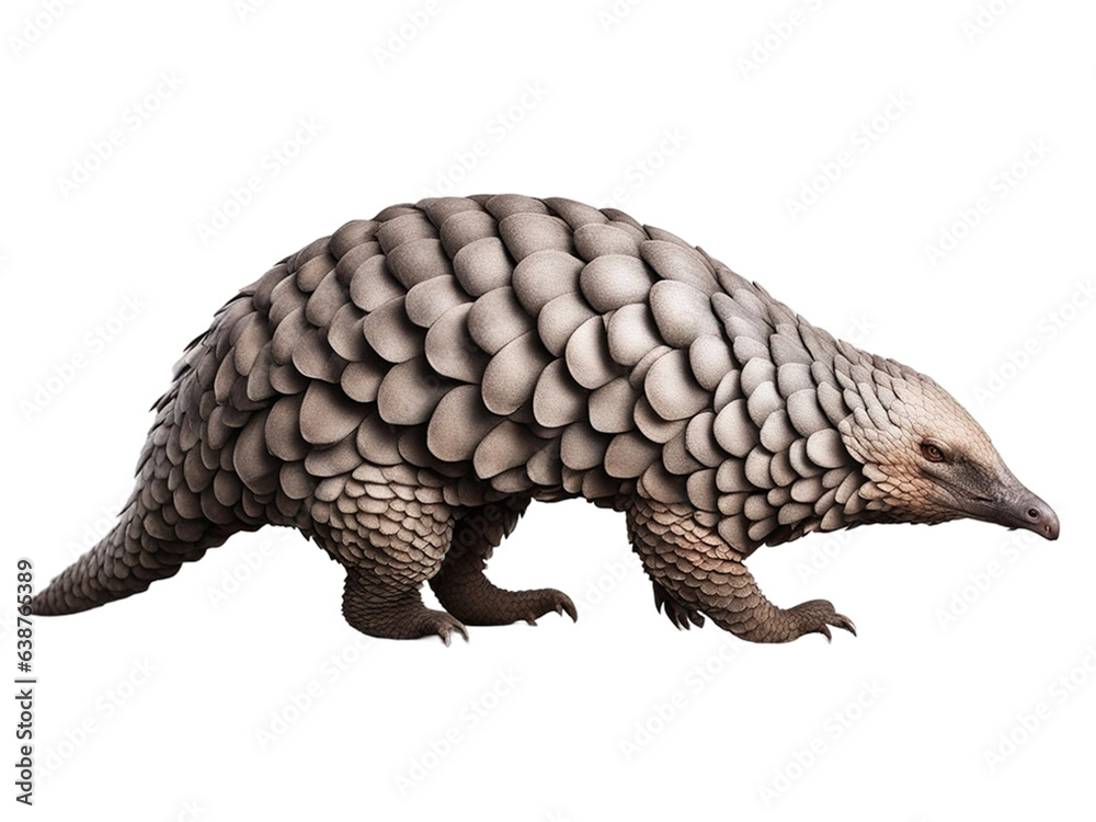 Obraz premium Pangolin on transparent background