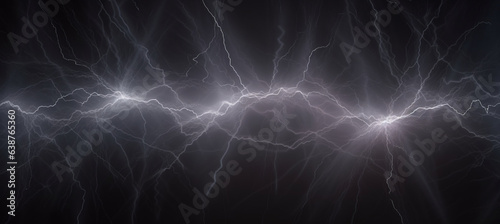 Abstract background with lightning's, Generative AI