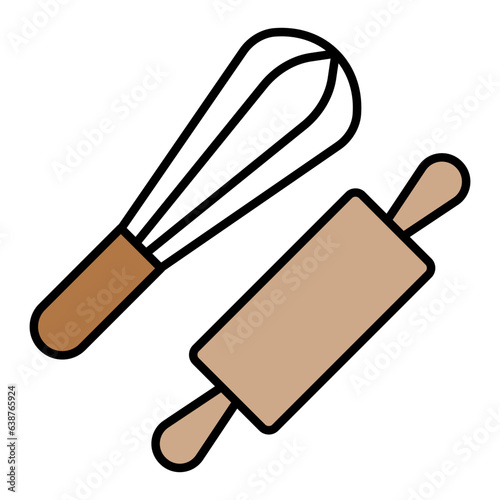 Bakery tools icon