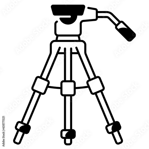 Camera Tripod Icon
