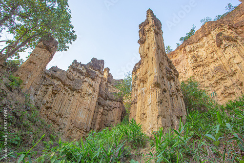 Pha Chor Cliff is a popular tourist destination in Thailand. Pha Chor is an earthen pillar formed by natural erosion.