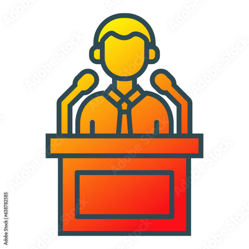 Press Conference Icon