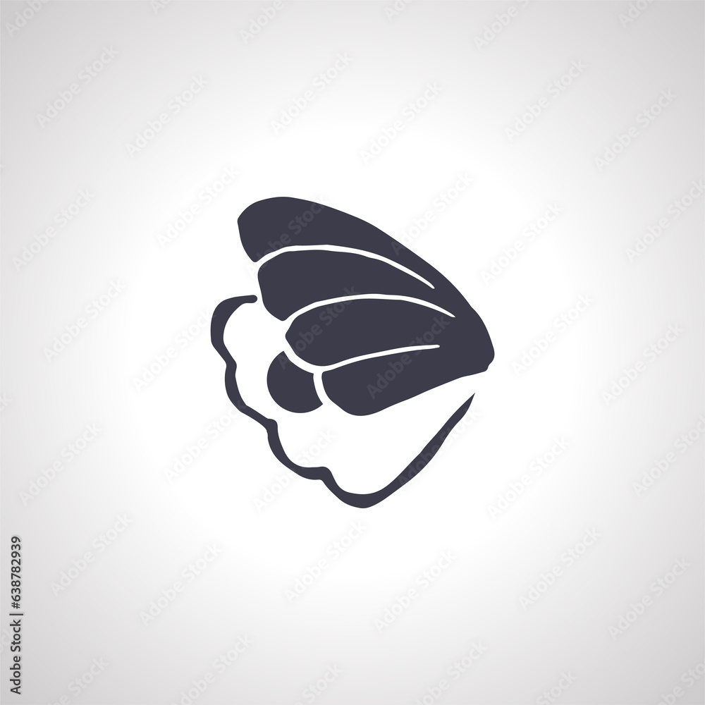 Pearl in a shell icon. shell pearl icon Pearl in a shell icon. shell pearl icon