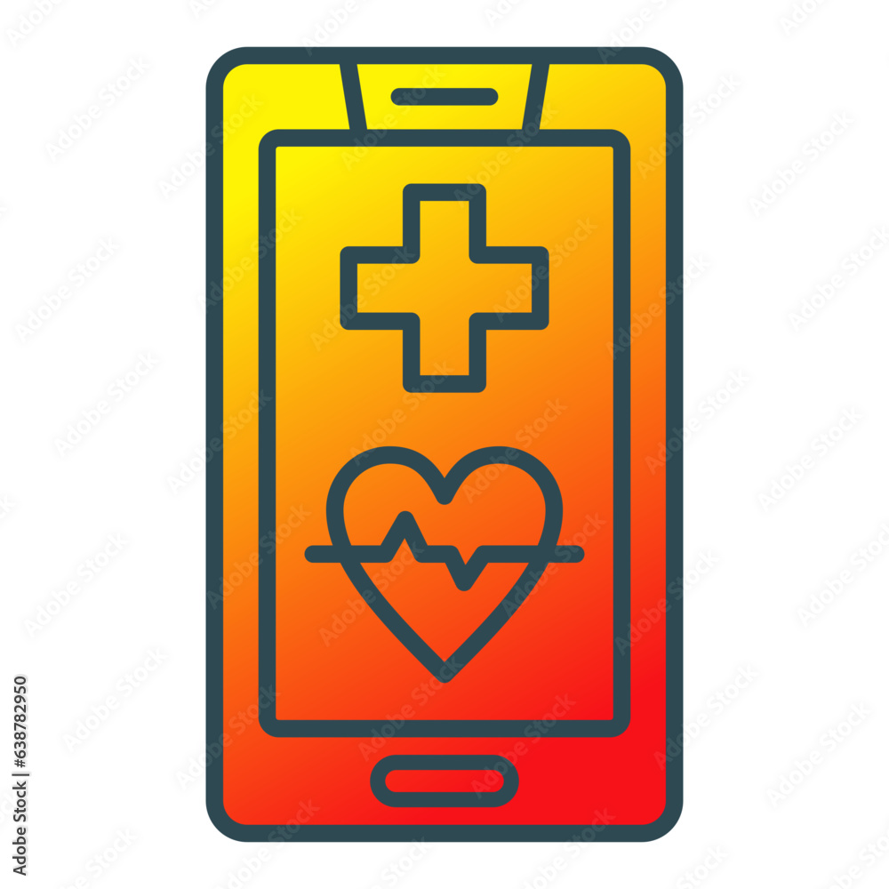 Obraz premium Medical App Icon
