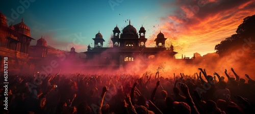 Photo Indian Holi Festival.