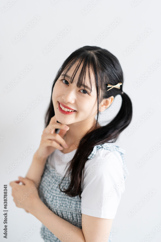 若くて爽やかな女性 若くて爽やかな女性