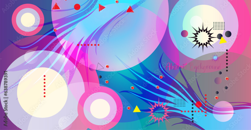 Abstract vector geometric banner elements and shapes background Abstract vector geometric banner elements and shapes background