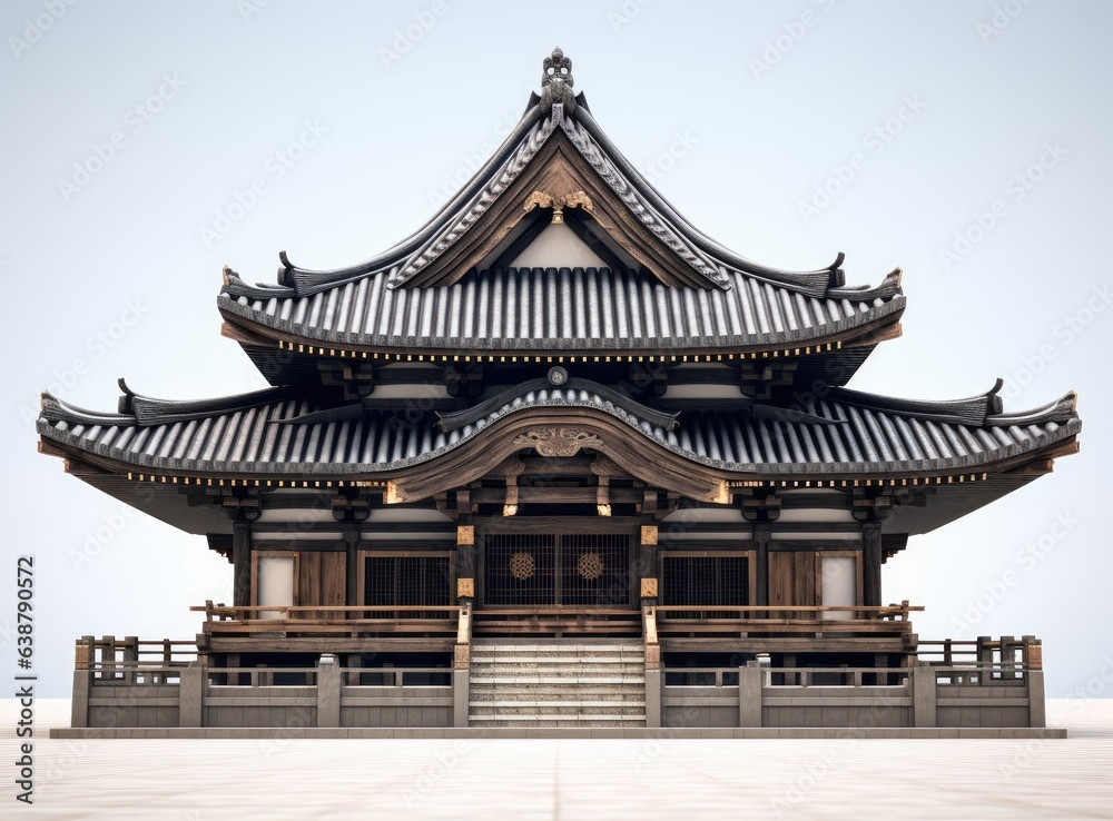 Drevny Japanese dom in traditional style Japan Drevny Japanese dom in traditional style Japan