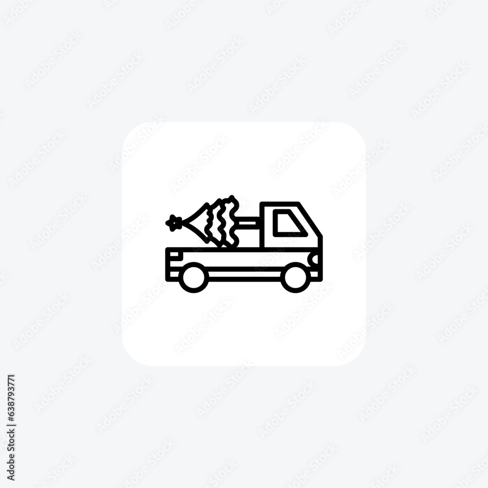Unveiling the Power of Trucks Line Icon
