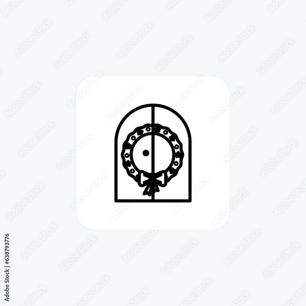 Discovering Elegance Within Cupboard Spaces Line Icon Discovering Elegance Within Cupboard Spaces Line Icon