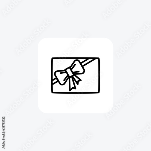 Unveiling the Enchantment of Christmas Gift Boxes Line Icon