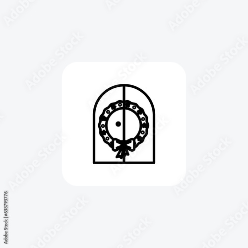 Discovering Elegance Within Cupboard Spaces Line Icon