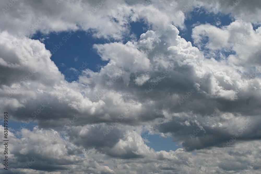 Obraz premium blue sky with clouds