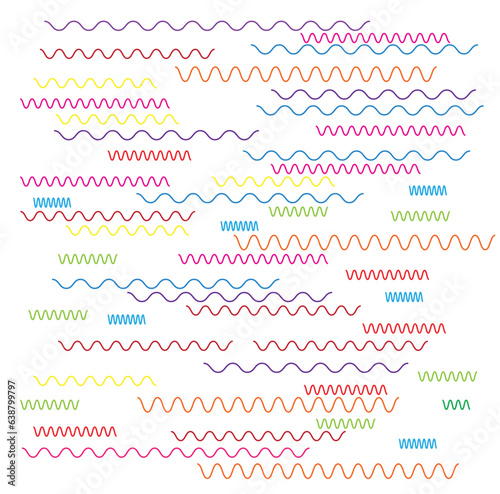 Geometric simple color curve line and minimalistic pattern, diagonal thin lines. Can be used as wallpaper, background or texture.