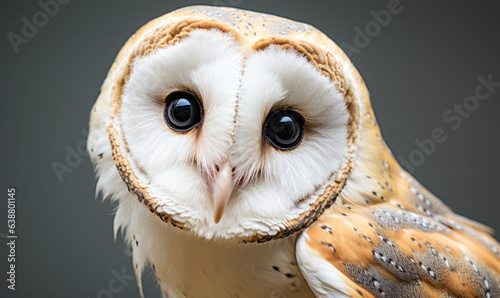 Magnificent Barn Owl Close-Up