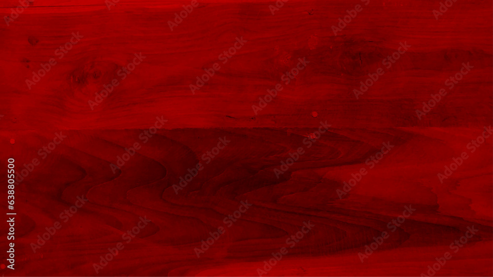 Red wood pattern and texture for background. Vector illustration.