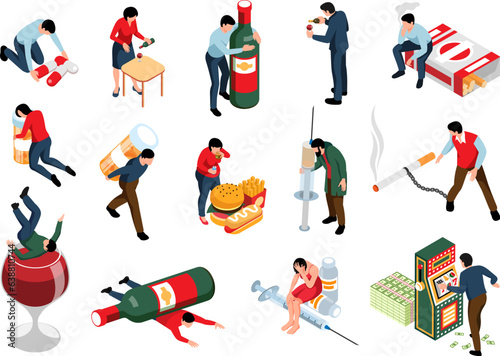 Addictions Isometric Set