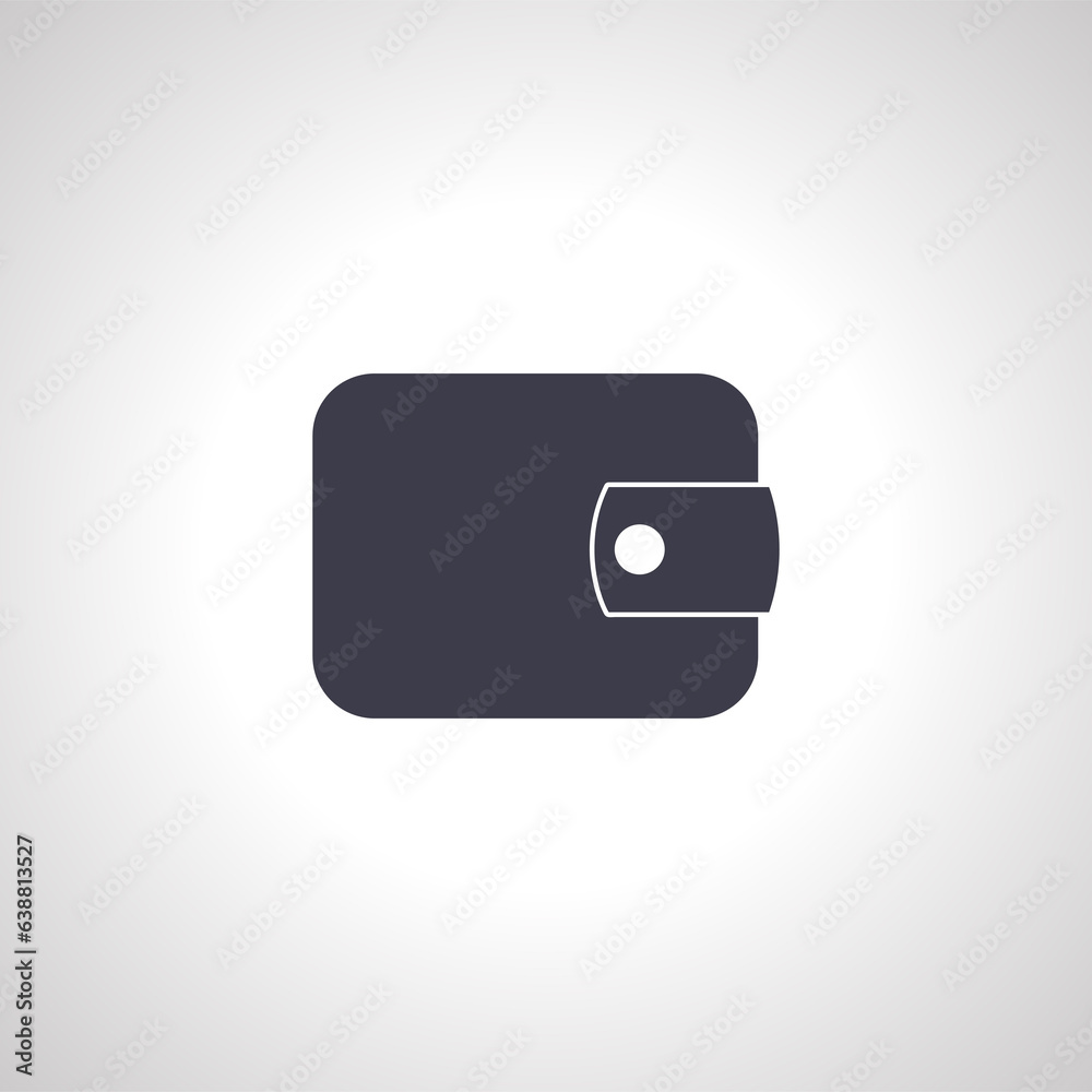 Wallet icon, Wallet isolated icon Wallet icon, Wallet isolated icon
