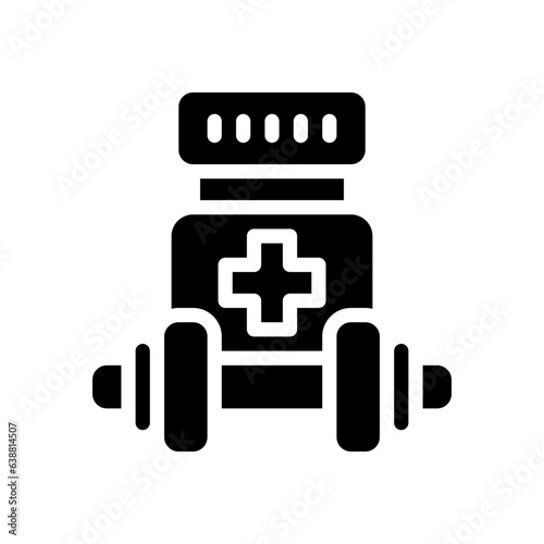 whey protein glyph icon